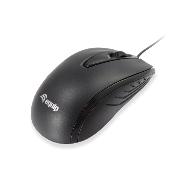Equip 245107 ratón Oficina Ambidextro USB tipo A Óptico 1000 DPI