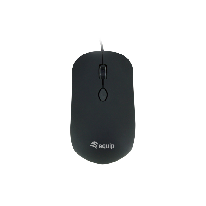 Equip 245114 ratón Oficina Ambidextro USB tipo A Óptico 1600 DPI