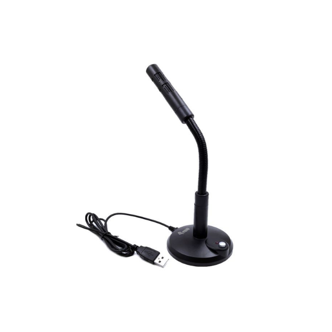 Equip 245340 micrófono Negro Micrófono de superficie para mesa