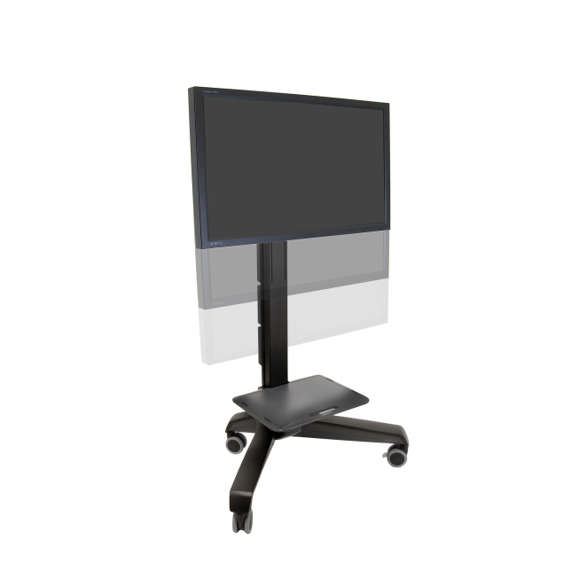 Ergotron Neo-Flex Mobile MediaCenter VHD Negro Panel plano Carro multimedia