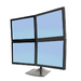 Ergotron DS Series DS100 Quad Monitor Desk Stand 61 cm (24″) Escritorio Negro