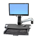 Ergotron StyleView Sit-Stand Combo Arm with Worksurface 61 cm (24″) Pared