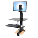 Ergotron 97-845 mueble y soporte para dispositivo multimedia Negro Carro para administración de tabletas