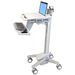 Ergotron StyleView EMR Laptop Cart, SV40 Aluminio, Gris, Blanco Portátil Carro multimedia