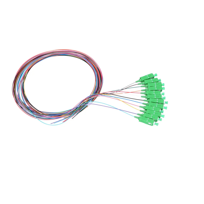 Extralink Pigtail set SC/APC Monomodo, 900um, G.657A1, 1,5m, 12 pcs, 12 colores