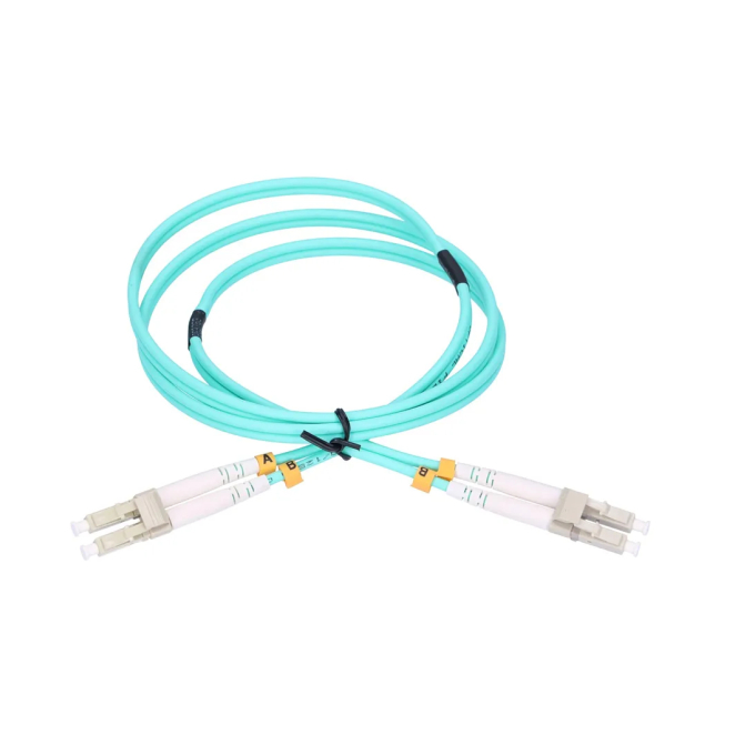 Extralink Patchcord LC/UPC-LC/UPC Multimodo, OM3, Duplex, 3mm, 2m