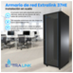 Extralink Armario rackmount 37U 600x1000 Negro de pie