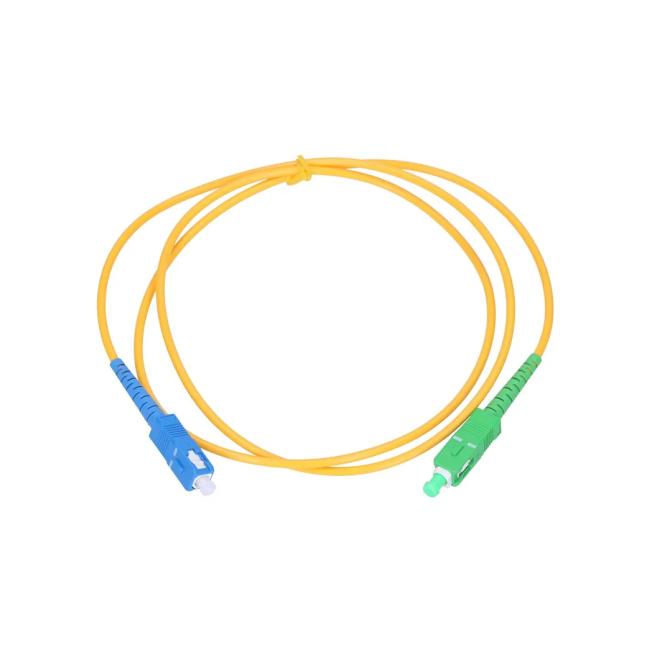 Extralink Patchcord SC/APC-SC/UPC Monomodo, Simplex, G652D, 3mm, 3m