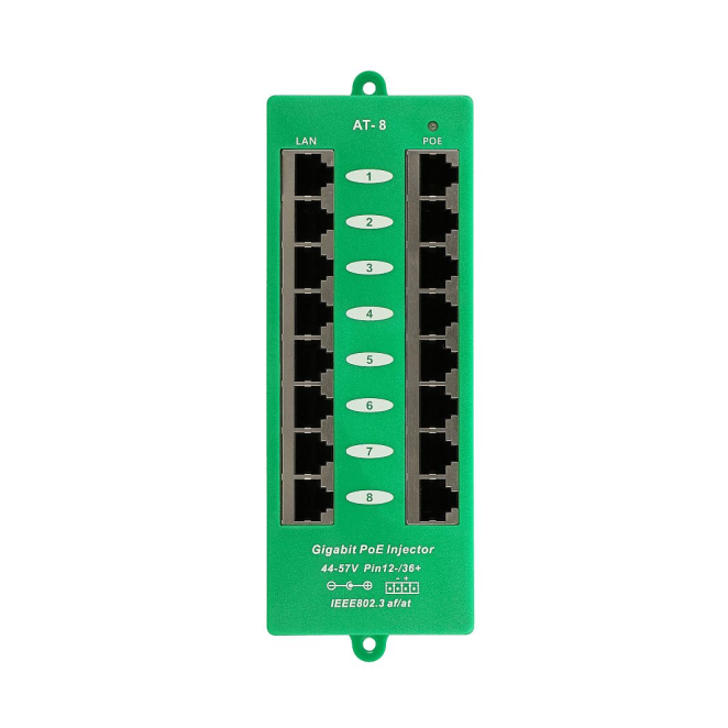 Extralink Gigabit PoE Inyector 8 Puertos Active beneficios