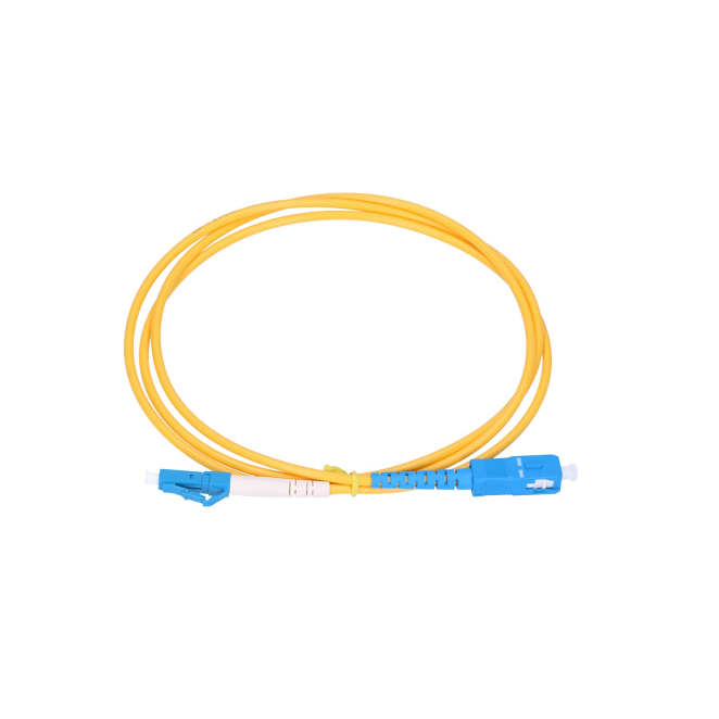 Extralink Patchcord SC/UPC-LC/UPC Monomodo, Simplex, G657A, 3mm, 1m