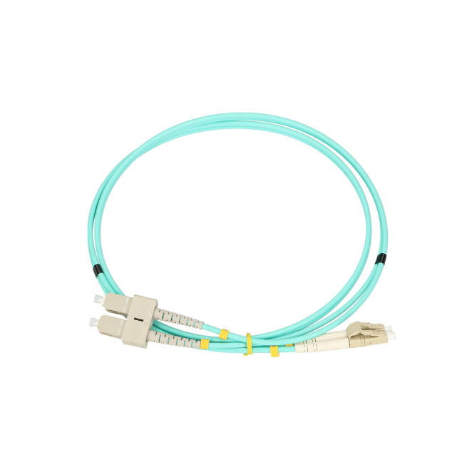Extralink Patchcord LC/UPC-SC/UPC Multimodo, OM3, Duplex, 3mm, 3m