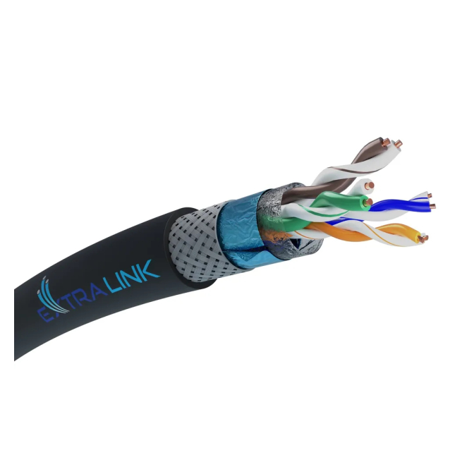 Extralink Par trenzado CAT5E SFTP (SF/UTP) V2 Exterior 305M