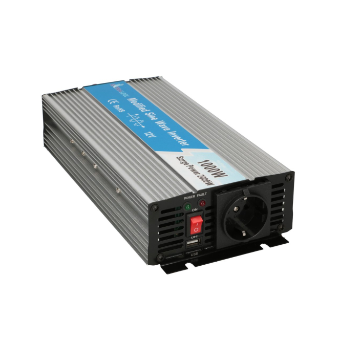 Extralink Convertidor de voltaje OPIM-1000W 12V, 1000W sinusoidal modificada
