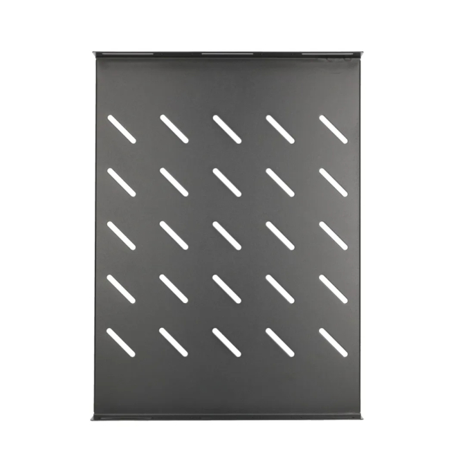 Extralink Estanteria 1U 350mm Negro 19″, 472x352mm, para armarios de 600mm de profundidad