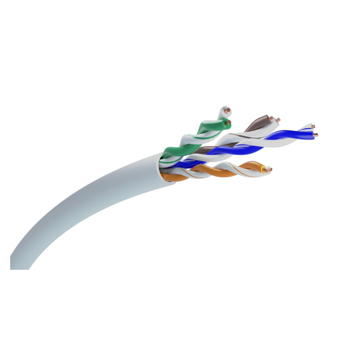 Extralink Par trenzado CAT5E UTP (U/UTP) V2 Interior 100M