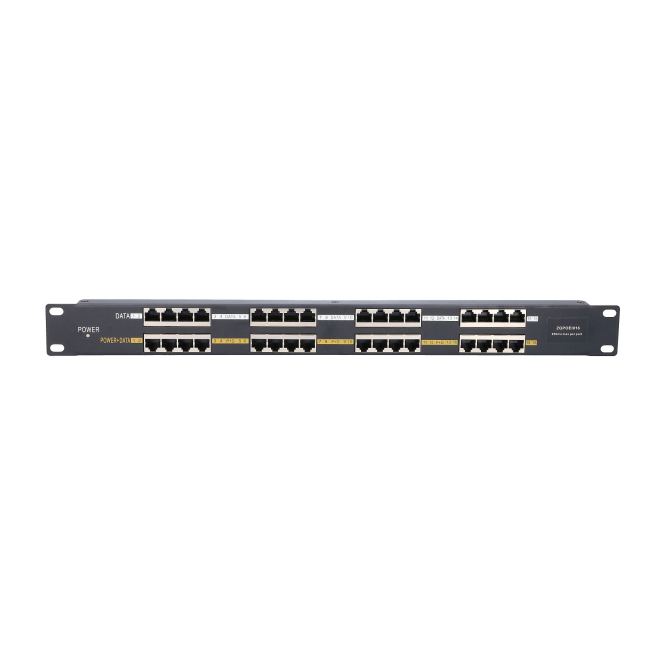Extralink PoE Inyector 16 Puertos 16x 100Mb/s RJ45, Rackmount