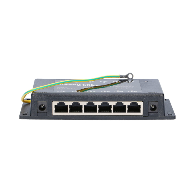 Extralink Gigabit PoE Inyector 6 Puertos 6x 1000Mb/s RJ45