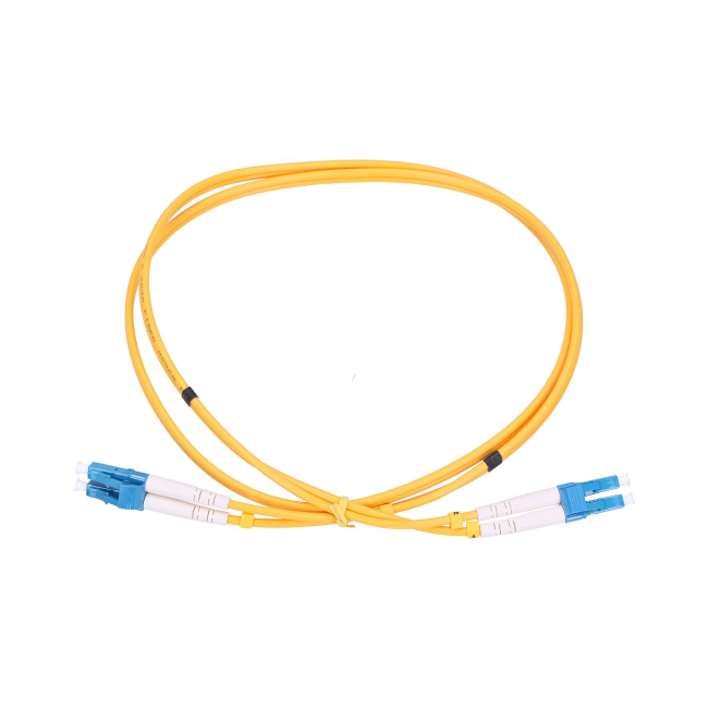Extralink Patchcord LC/UPC-LC/UPC Monomodo, Duplex, G652D, 3mm, 0.5m