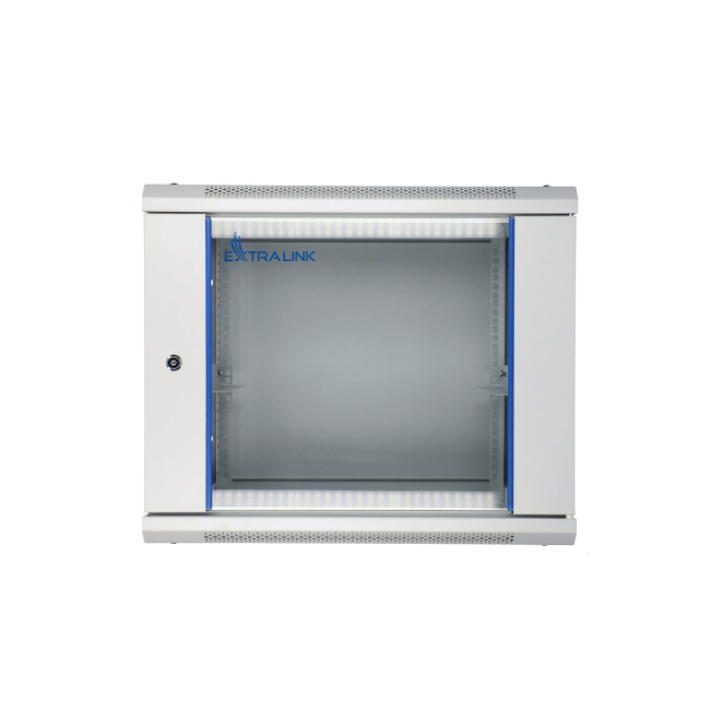 Extralink Armario rackmount 9U 600x450 Gris montaje en la pared