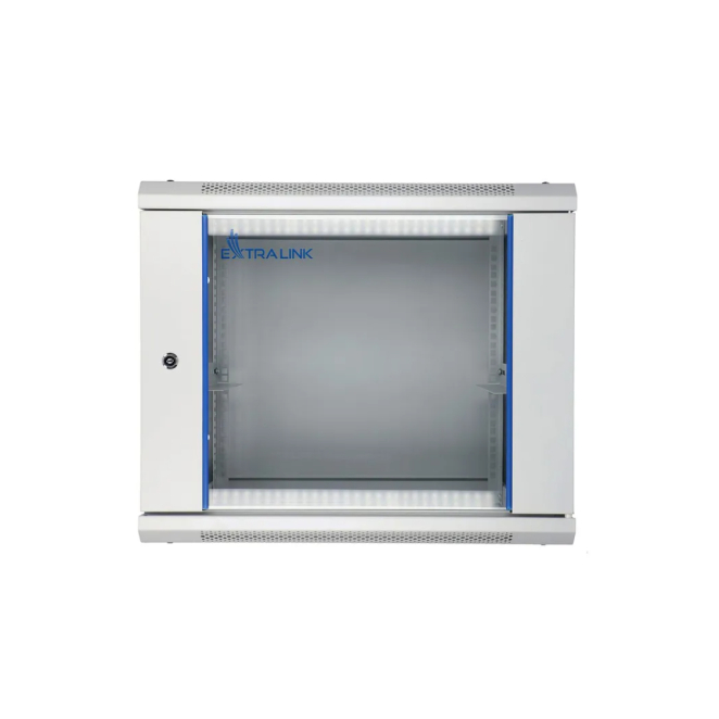 Extralink Armario rackmount 9U 600x600 Gris montaje en la pared