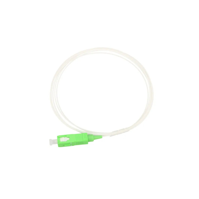 Extralink Pigtail SC/APC Monomodo, 900um G.657A 1,5m, Easy strip, blanco