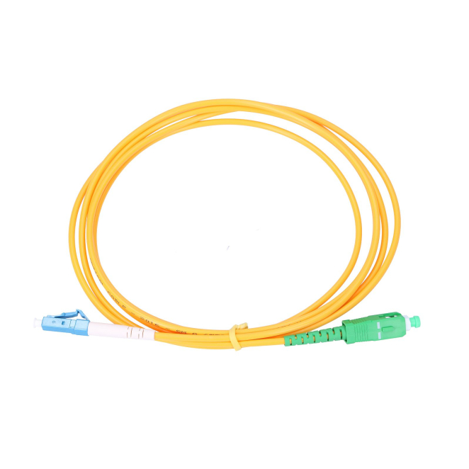 Extralink Patchcord SC/APC-LC/UPC Monomodo, Simplex, G652D, 3mm, 15m