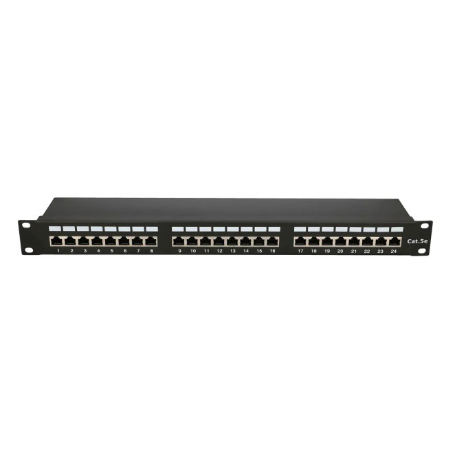 Estructura del Extralink Patchpanel CAT5E STP V2 24 puertos en uso