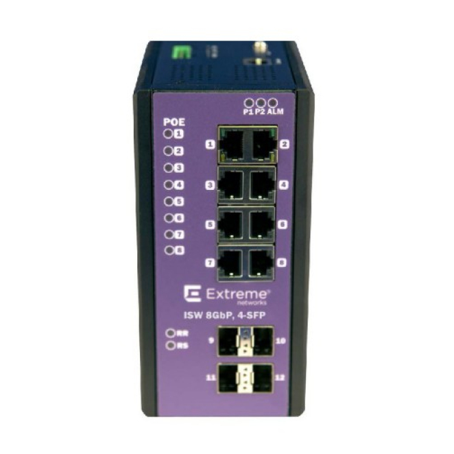 Extreme networks 16804 switch Gestionado L2 Gigabit Ethernet (10/100/1000) Energía sobre Ethernet (PoE) Negro, Lila