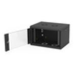 Fibrain SWC-10-600-S04-B armario rack 10U Bastidor de pared Negro