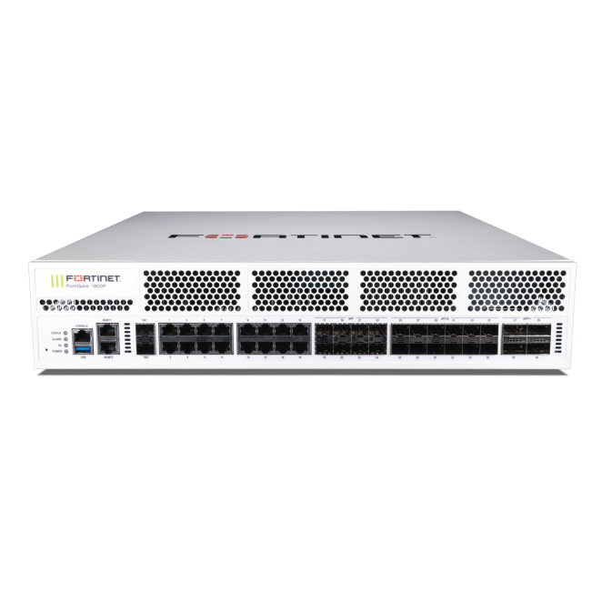 FortiGate-1801F-DC Hardware plus FortiCare Premium and FortiGuard Enterprise Protection 12 meses