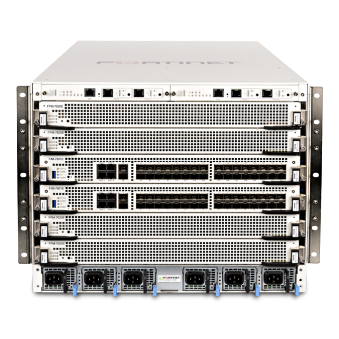 FortiGate-7060E-9-DC Hardware plus FortiCare Premium and FortiGuard Unified Threat Protection (UTP) 60 meses