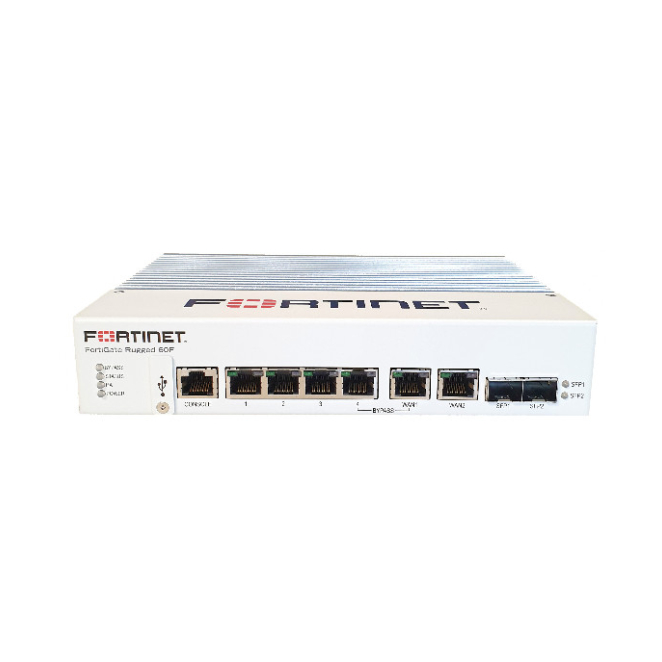 FortiGateRugged-60F Hardware plus FortiCare Premium and FortiGuard Enterprise Protection 36 meses