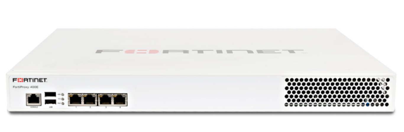 FortiProxy-400G, 4 x GbE RJ45, CP9 Hardware Accelerated (2 x CP9 Chips), 4TB (2TB x 2) Storage, Optional Redundant PSU