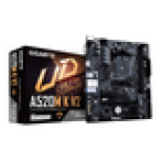 GIGABYTE Placa base A520M K V2 - Compatible con CPUs AMD Ryzen serie 5000 AM4, hasta 5100MHz DDR4 (OC), PCIe Gen3 x4 M.2, LAN GbE, USB 3.2 Gen 1