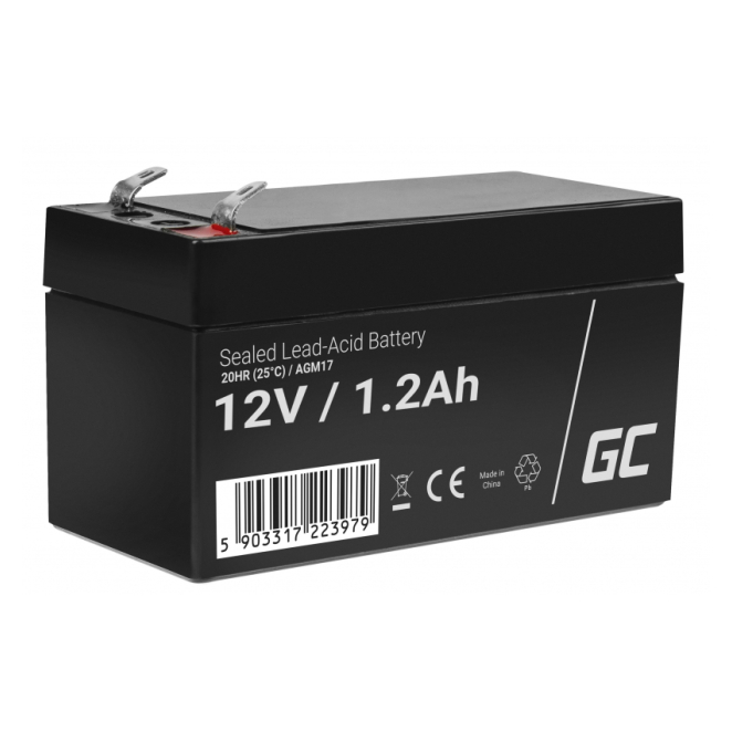 Green Cell AGM17 batería para sistema ups Sealed Lead Acid (VRLA) 12 V 1,2 Ah