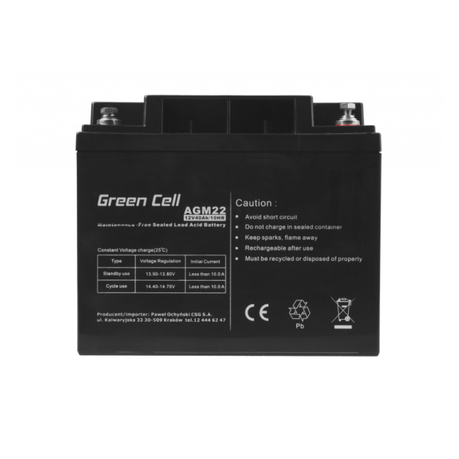 Experiencia Green Cell AGM22 batería para sistema UPS