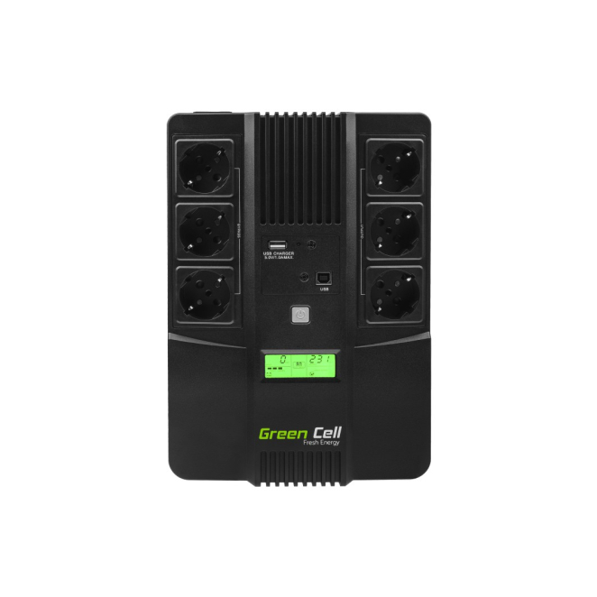 Green Cell UPS06 sistema de alimentación ininterrumpida (UPS) Línea interactiva 0,999 kVA 360 W 6 salidas AC