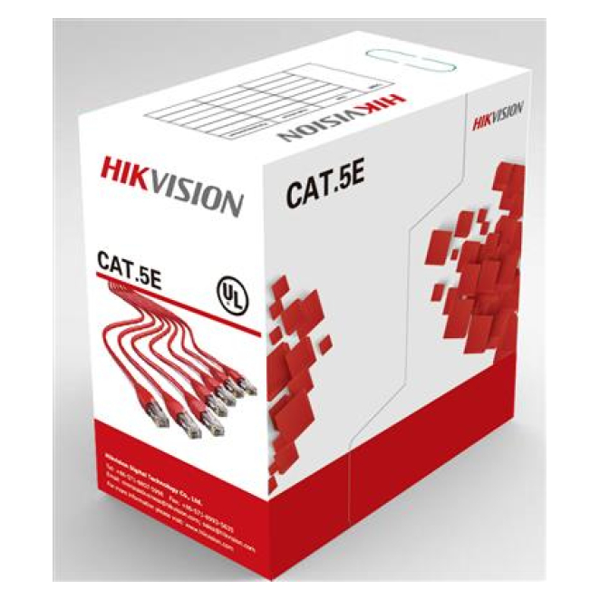 Hikvision DS-1LN5E-S cable de red Multicolor 305 m Cat5e U/UTP (UTP)