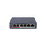 Hikvision DS-3E1106P-EI switch Gestionado Fast Ethernet (10/100) Energía sobre Ethernet (PoE) Gris