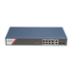 Hikvision DS-3E1512HP-SI-8P2T2F switch Gestionado Gigabit Ethernet (10/100/1000) Energía sobre Ethernet (PoE) Azul