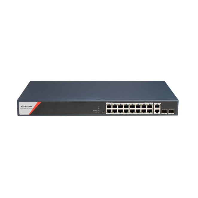 Hikvision DS-3E1520HP-SI-16P2T2F switch gestionado gigabit ethernet poe