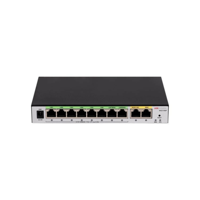 Hikvision DS-3WG210GP-SI router Gigabit Ethernet Gris