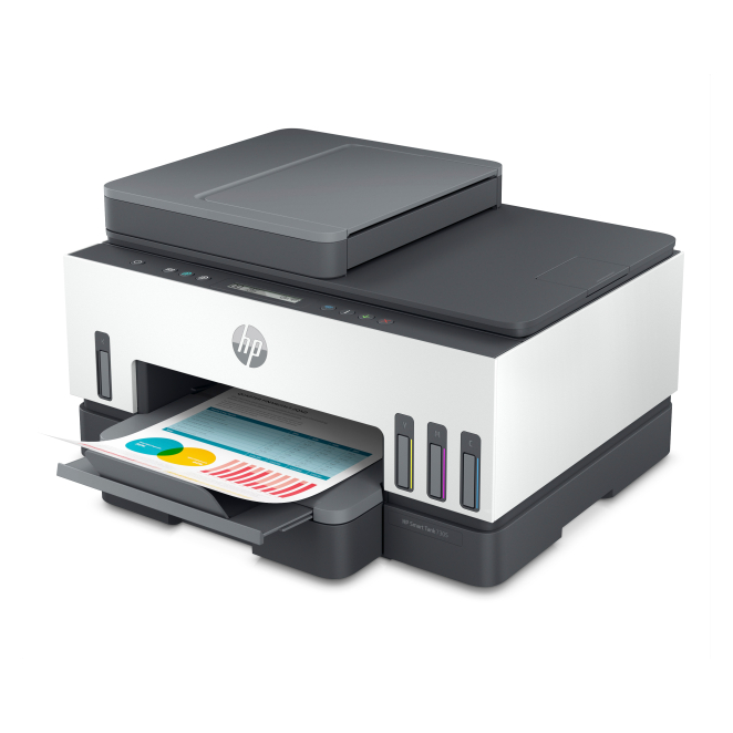 HP Smart Tank 7305 Inalámbrico All-in-One Color Impresora, Impresión a doble cara; Copiadora y escáner