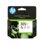 HP Cartucho de tinta Original 305XL de alta capacidad tricolor