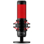 Micrófono USB HyperX QuadCast (negro-rojo) - iluminación roja