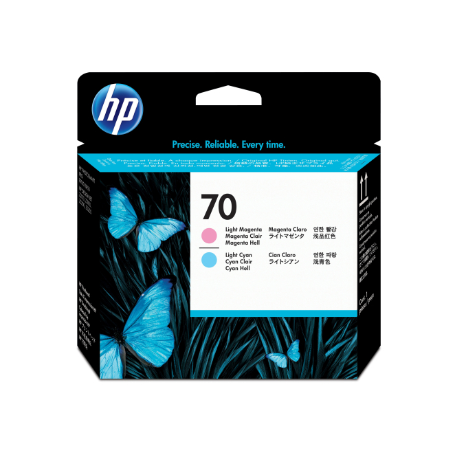 HP Cabezal de impresión DesignJet 70 magenta claro/cian claro