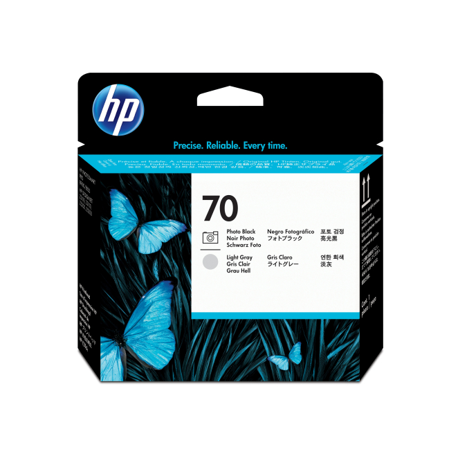 HP Cabezal de impresión DesignJet 70 negro fotográfico/gris claro