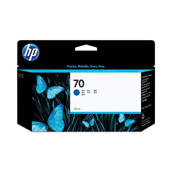 HP Cartucho de tinta 70 azul de 130 ml