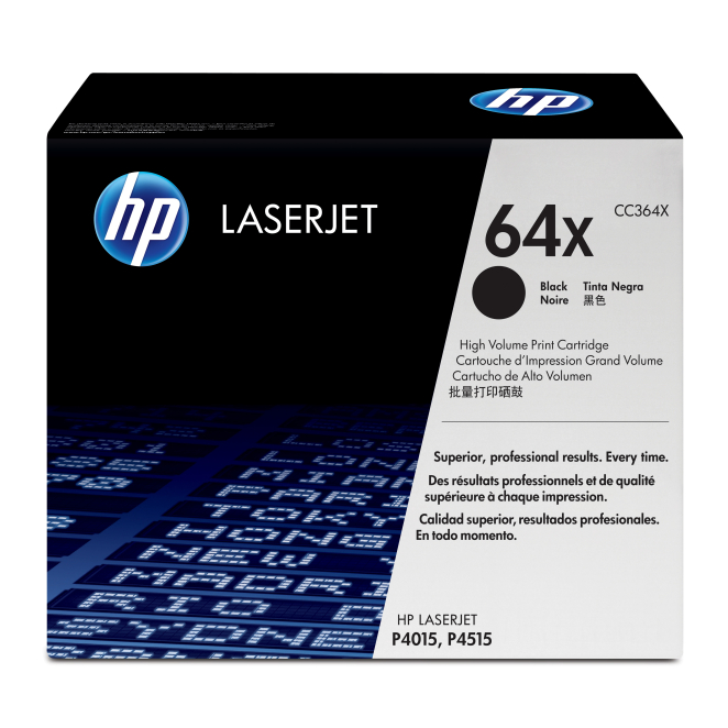 HP 64X High Yield Black Original LaserJet Toner Cartridge cartucho de tóner 1 pieza(s) Negro