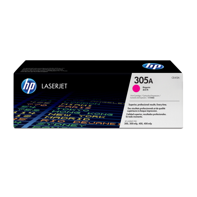 HP Cartucho de tóner original LaserJet 305A magenta